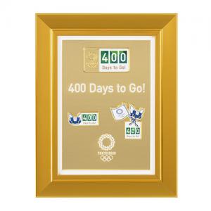 400 Days to Go! 額装ピンバッジセット(東京2020オリンピックマスコット)
