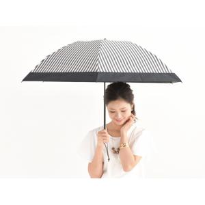 3段折 遮阳伞 / 白黑条纹