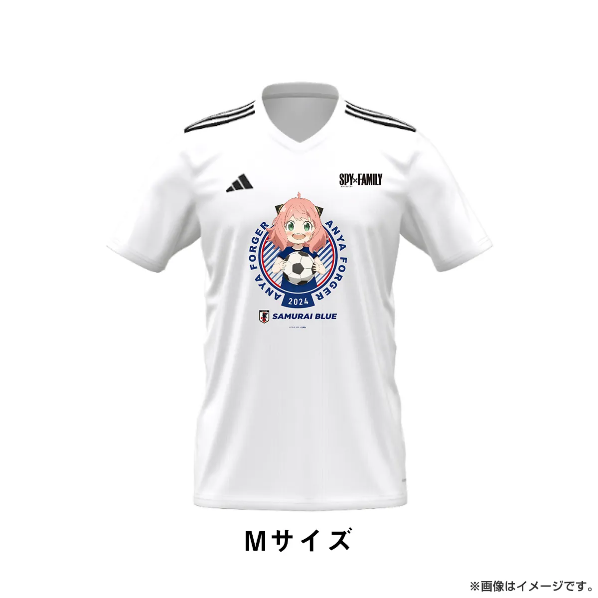 SPY×FAMILY Tシャツ サッカー日本代表ver.（白・M～XL）