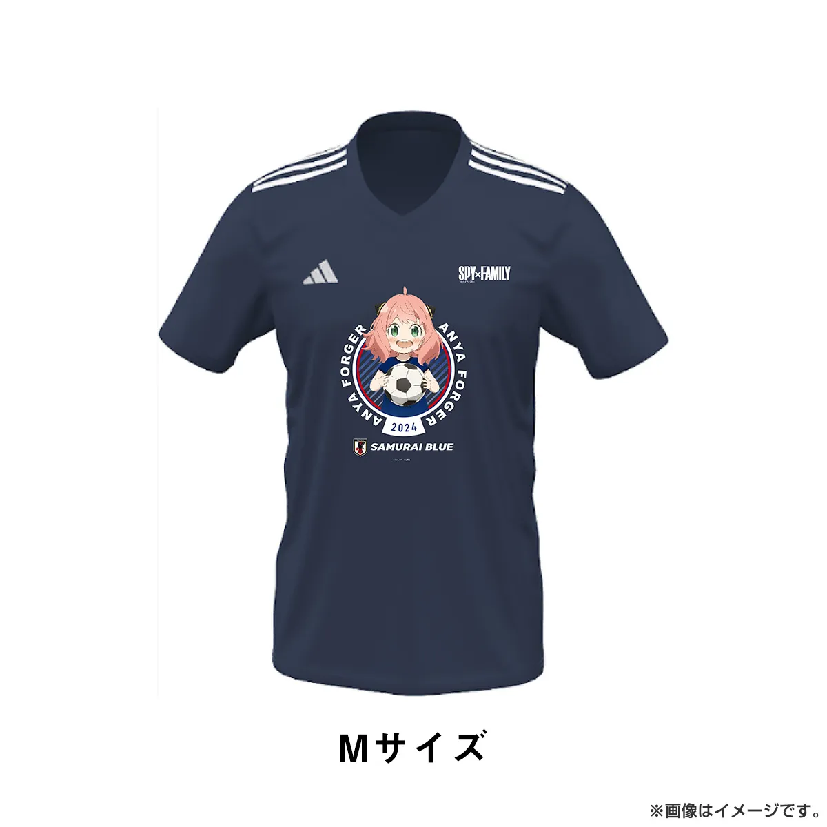 SPY×FAMILY Tシャツ サッカー日本代表ver.（紺・M～XL）
