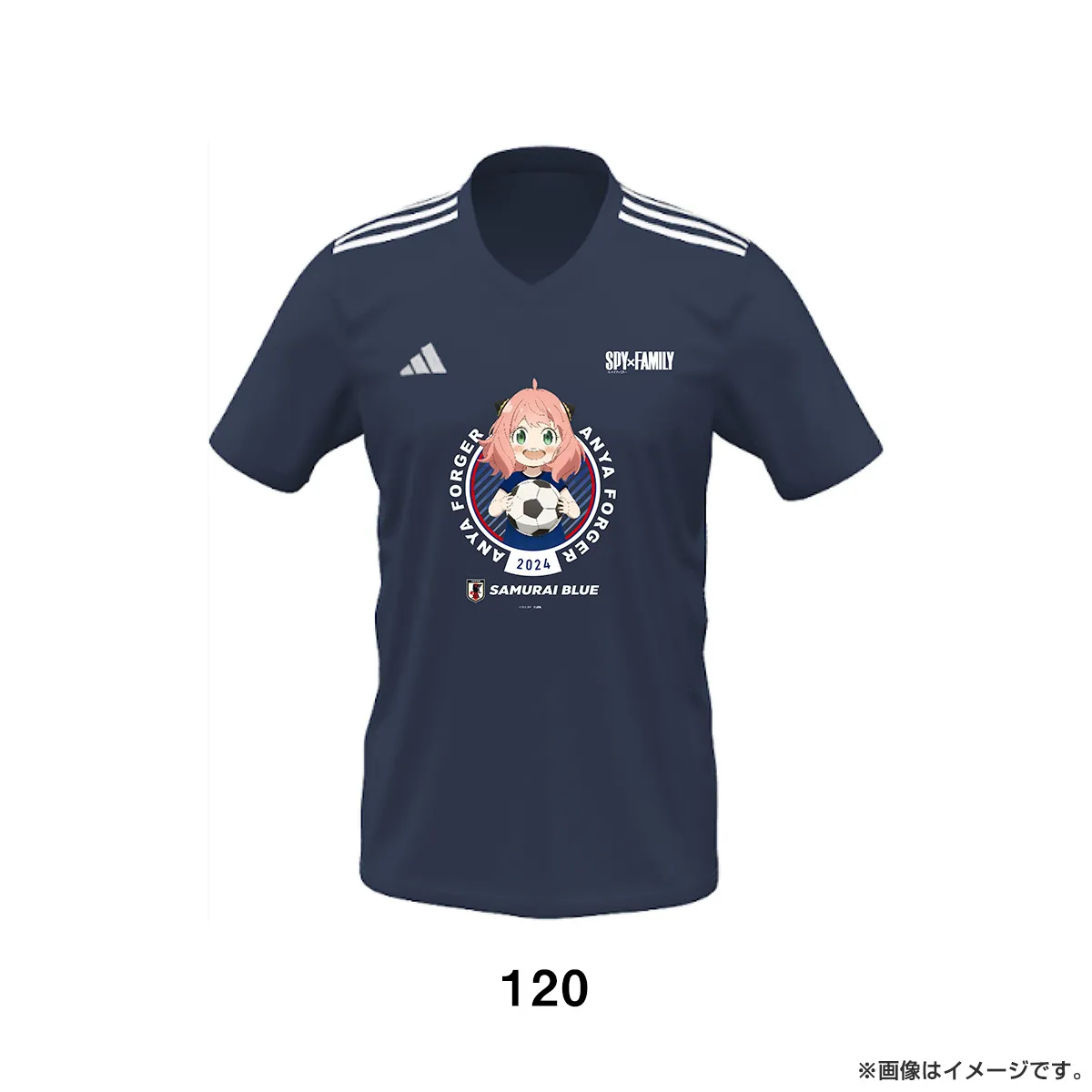 SPY×FAMILY Tシャツ サッカー日本代表ver.（紺・キッズ用120cm）