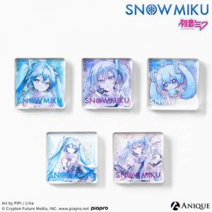 [SNOW MIKU] 雪ミク 描き下ろしイラスト【四季の移ろい】初音ミク トレーディングミニアクリルブロック（全5種）