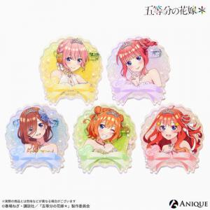 『五等分の花嫁＊』描き下ろしイラスト【クインテット】ホログラムアクリルバッジ