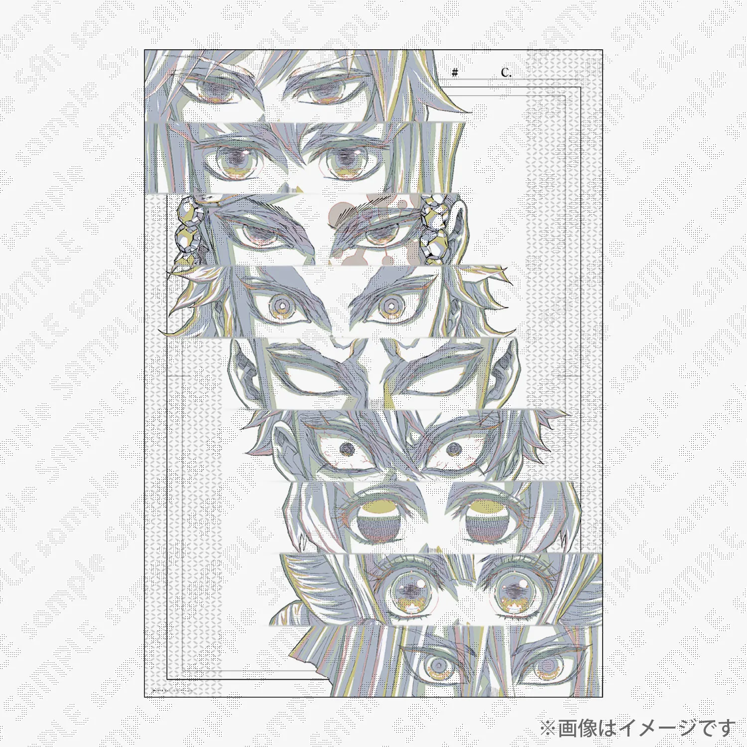 鬼滅の刃 柱展 キービジュアル プレミアムポスター 原画版 各種