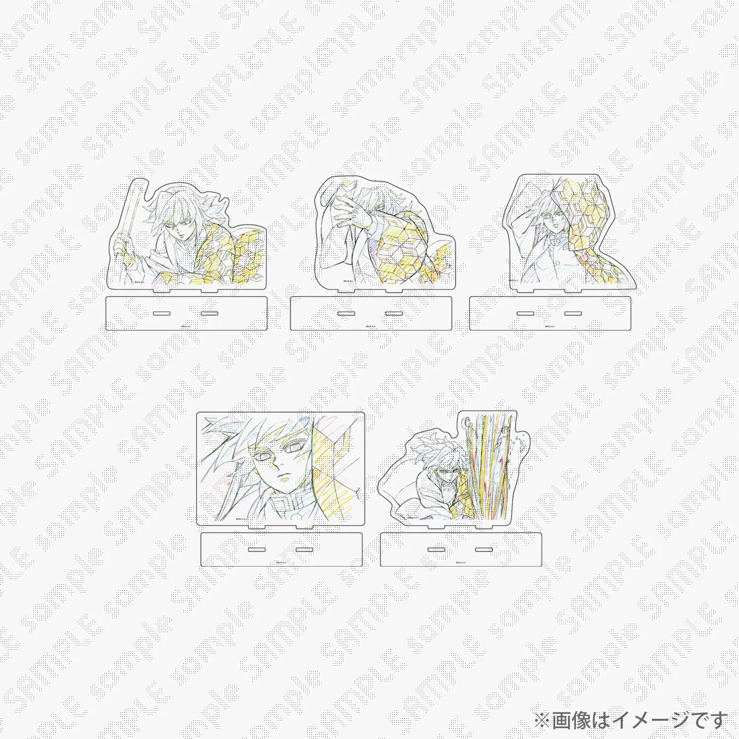 鬼滅の刃 柱展 「柱-躍動」アクション原画アクリルスタンドセット 各種
