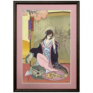 エヴァ浮世絵「箱根八里美人三画揃 マリ」