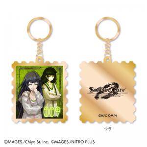 「STEINS;GATE」15周年記念 切手風メタルキーホルダー（比屋定真帆）