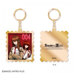 「STEINS;GATE」15周年記念 切手風メタルキーホルダー（牧瀬紅莉栖）