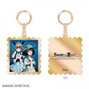 「STEINS;GATE」15周年記念 切手風メタルキーホルダー（椎名まゆり）