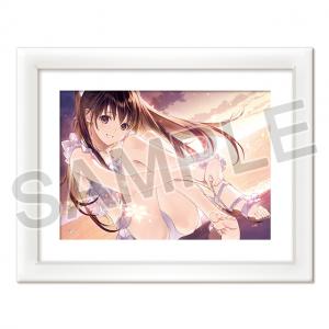 『WHITE ALBUM2』なかむらたけし箔押しサイン入り描き下ろし複製原画「小木曽雪菜 2025 SUMMER」