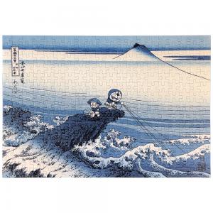 ドラえもん 浮世絵・越前和紙パズル「富嶽三十六景 甲州石班澤」